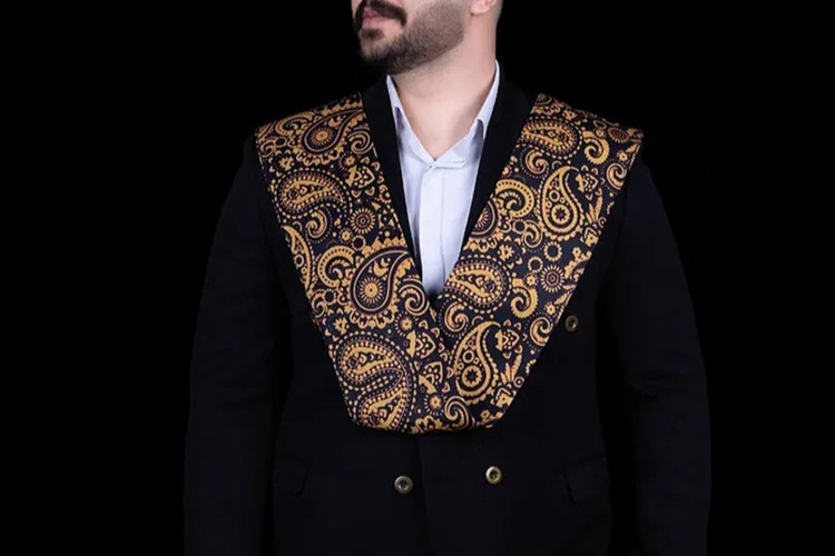 شال گردن بته جقه ابریشمی چهارفصل - شال گردن اعلا